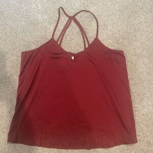 No Boundaries Burgundy Camisole Top
